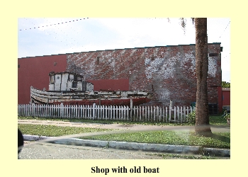 Shop with Old Boat