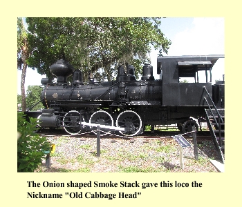 The Onion shaped Smoke Stack gave this loco the Nickname 