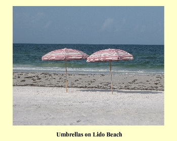Umbrellas on Lido Beach