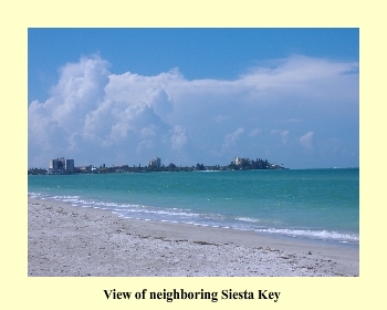 View of neighboring Siesta Key