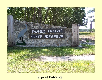 Sign at Entrance