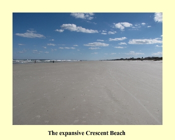 The expansive Crescent Beach