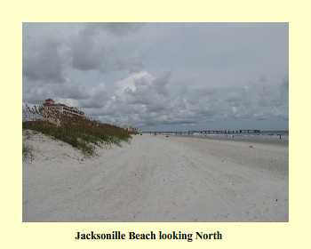 Jacksonille Beach looking North