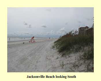 Jacksonville Beach looking South