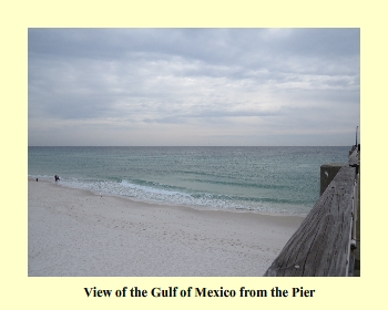 View of the Gulf of Mexico from the Pier