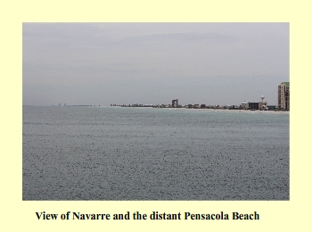 View of Navarre and the distant Pensacola Beach