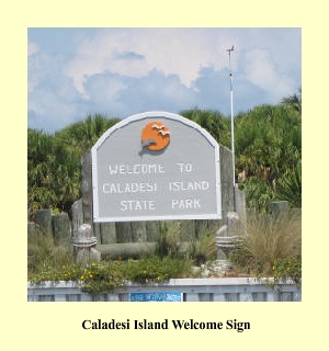 Caladesi Island Welcome Sign
