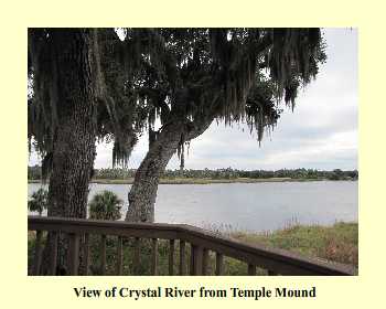 View of Crystal River from Temple Mound