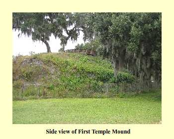 Side view of First Temple Mound