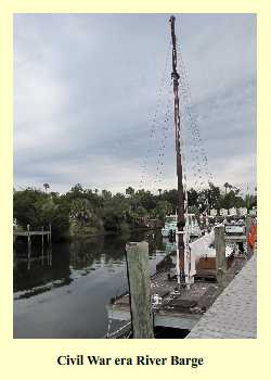 Civil War era River Barge