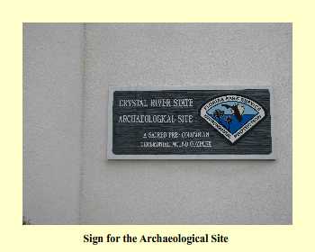 Sign for the Archaeological Site