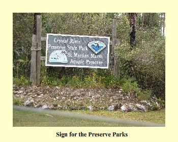 Sign for the Preserve Parks