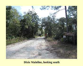 Dixie Mainline, looking south