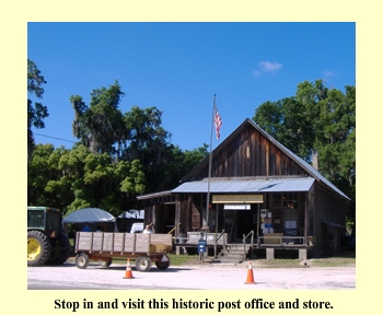 Stop in and visit this historic post office and store.