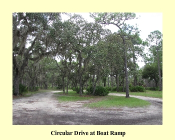 Circular Drive at Boat Ramp