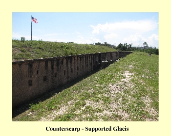 Counterscarp - Supported Glacis