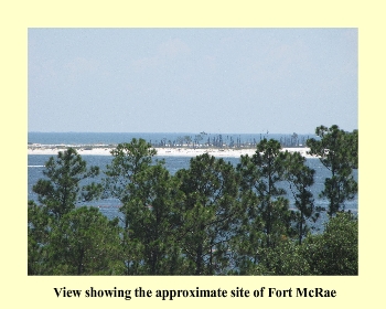 View showing the approximate site of Fort McRae