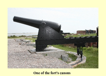 One of the fort's canons