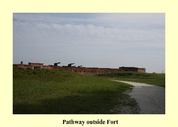 Pathway outside Fort