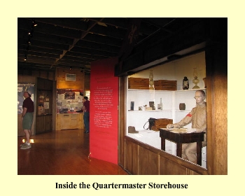Inside the Quartermaster Storehouse