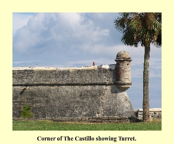 Corner of The Castillo showing Turret