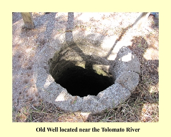 Old Well located near the Tolomato River