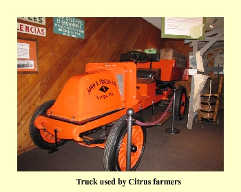 Truck used by Citrus farmers