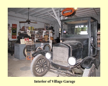 Interior of Village Garage