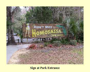 Sign at Park Entrance