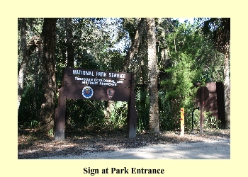 Sign at Park Entrance