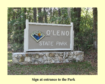 Sign at entrance to the Park