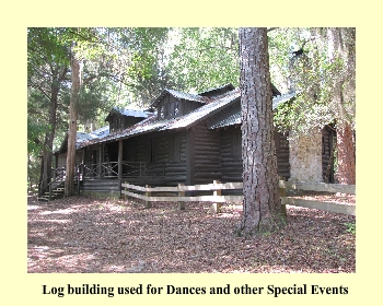 Log building used for Dances and other Special Events