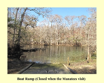 Boat Ramp (Closed when the Manatees visit)