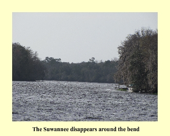 The Suwannee disappears around the bend