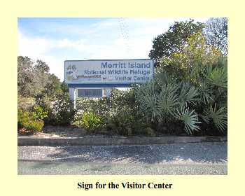 Sign for the Visitor Center