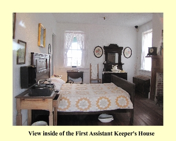 View inside of the First Assistant Keeper's House