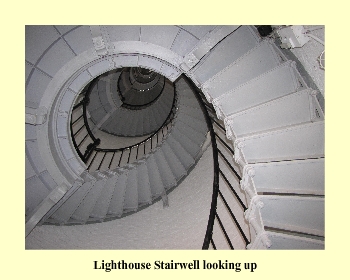 Lighthouse Stairwell looking up