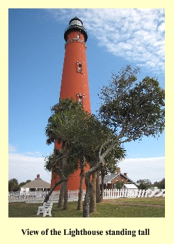 View of the Lighthouse standing tall