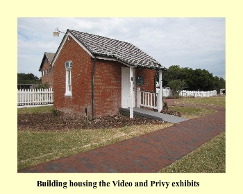 Building housing the Video and Privy exhibits