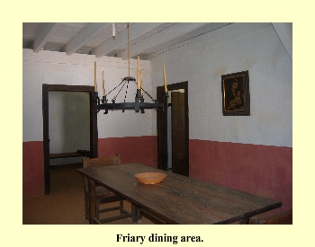 Friary dining area