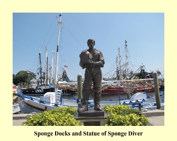 Sponge Docks and Statue of Sponge Diver