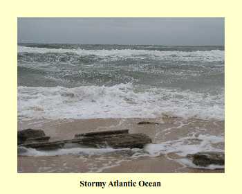 Stormy Atlantic Ocean